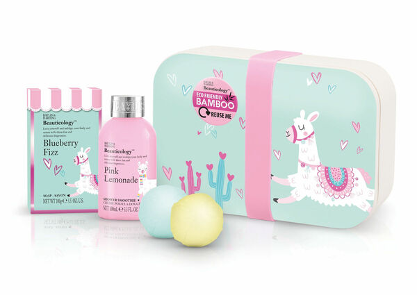 Baylis & Harding Sada péče o tělo s krabičkou na jídlo Llama 4 ks porovnat ceny