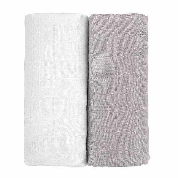 T-tomi Látkové Tetra osušky, white + grey / bílá + šedá porovnat ceny