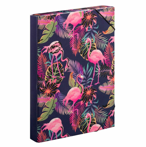 BAAGL Desky na školní sešity A4 jumbo plameňáci porovnat ceny