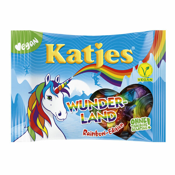 KATJES Wunderland rainbow edition bonbony 175 g porovnat ceny