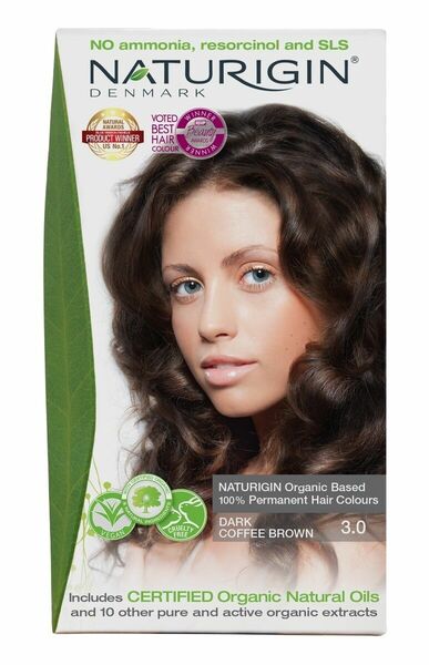 NATURIGIN Organic Based 100% Permanent Hair Colours Dark Coffee Brown 3.0 barva na vlasy 115 ml porovnat ceny
