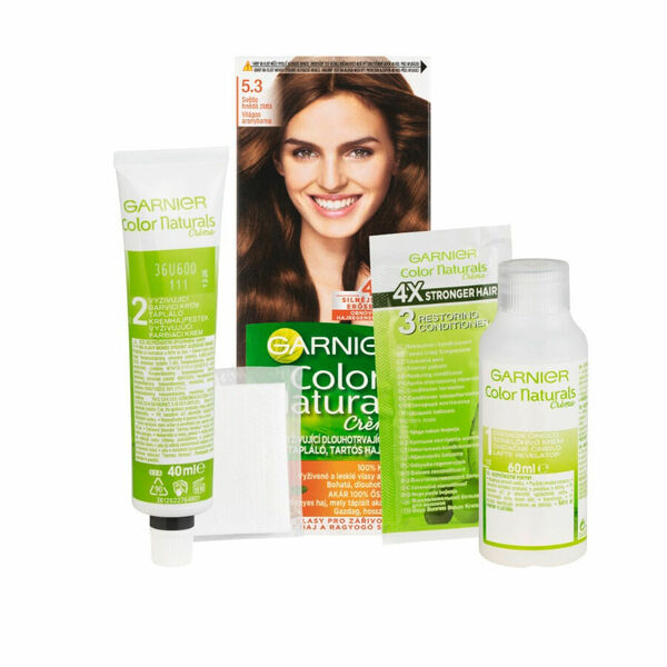 Garnier Color Naturals Permanentní barva na vlasy 5.3 světle hnědá zlatá porovnat ceny