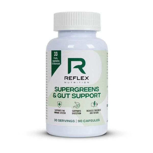 Reflex Nutrition Supergreens & Gut Support 90 kapslí porovnat ceny