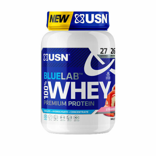 USN BlueLab 100% Whey Protein Premium jahoda 908g porovnat ceny