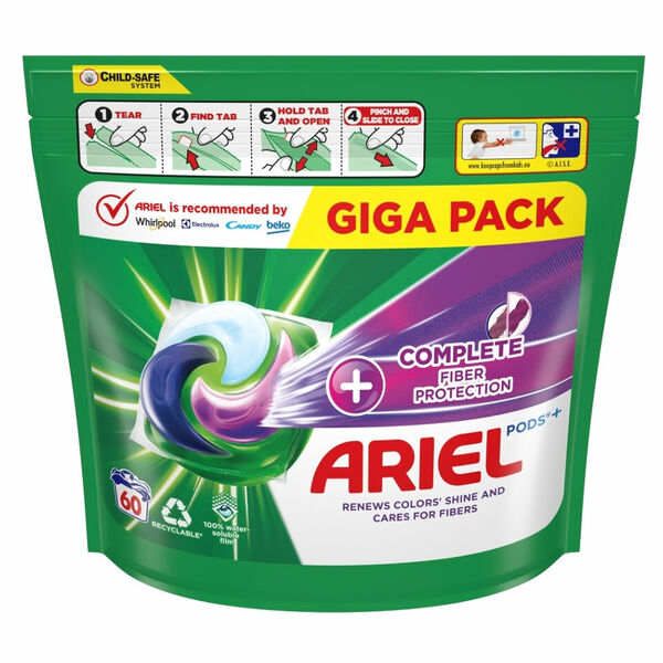 ARIEL Complete Fiber Protection Kapsle na praní 60 praní porovnat ceny