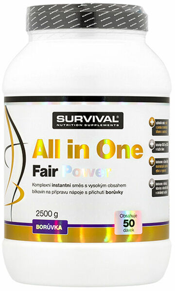 Survival Nutrition All in One Fair Power borůvka 2500g porovnat ceny