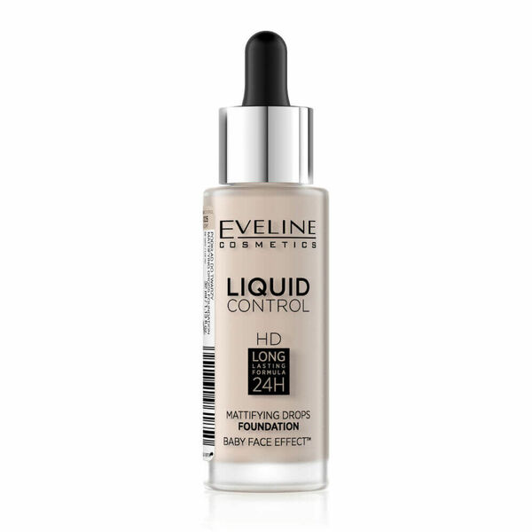 EVELINE COSMETICS Liquid Control HD tekutý make-up s kapátkem 005 IVORY 32 ml porovnat ceny