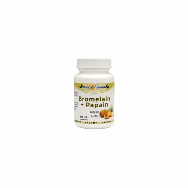 UNIOS PHARMA Bromelain + Papaya 60 mg 90 tablet porovnat ceny