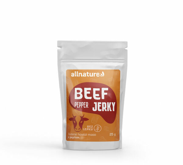 ALLNATURE Beef Pepper Jerky sušené maso sušené maso 25 g porovnat ceny