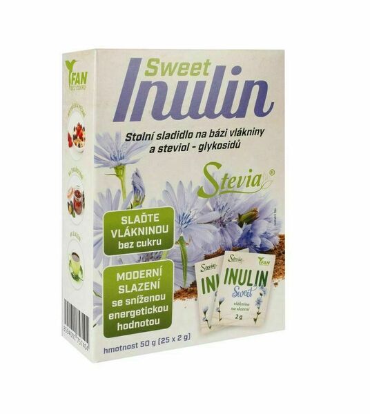 Inulin Sweet Vláknina Na Slazení 25x2g porovnat ceny