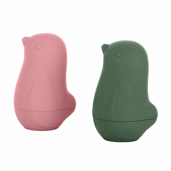 Petite&Mars Hračky silikonové do koupele - Love birds Rose Green 6m+ porovnat ceny