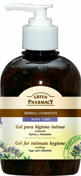 Green Pharmacy Gel na intimní hygienu uklidňující šalvěj a alantoin 370ml porovnat ceny