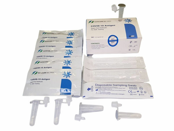 Safecare 5S-COVID-19-AG - sada 5ks antigen rapid testů pro SEBETESTOVÁNÍ výtěrem z nosu porovnat ceny