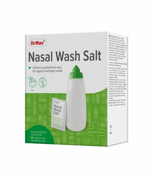Dr.Max Nasal Wash Salt 1 lahvička + 30 sáčků porovnání ceny