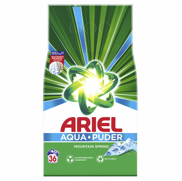 ARIEL Mountain Spring Prací prášek 36 praní 2,34 kg porovnat ceny