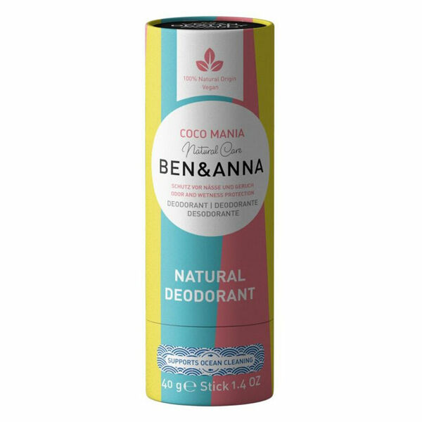 BEN & ANNA Tuhý deodorant BIO Coco Mania 40 g porovnat ceny