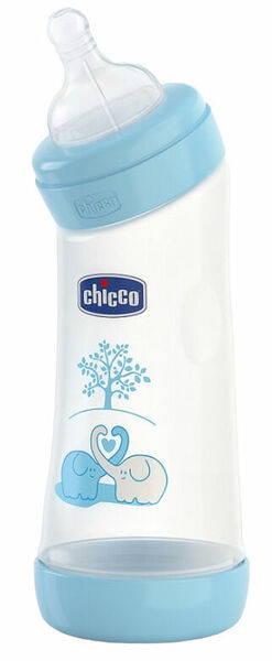 Chicco  Láhev Well-Being zahnutá 250 ml, silikon.dudlík modrá porovnat ceny