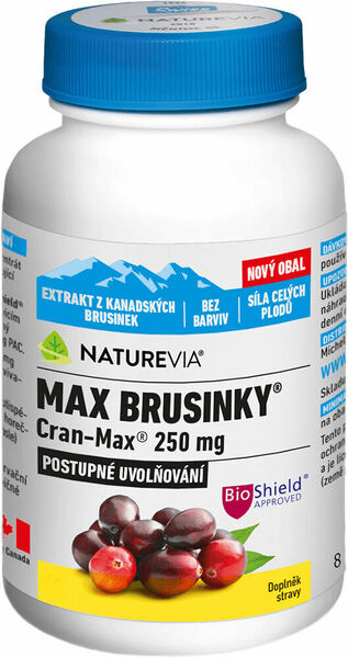Swiss NatureVia Max Brusinky Cran-Max 90 kapslí porovnat ceny