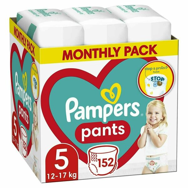 Pampers Pants Plenkové kalhotky velikost 5, 152 ks porovnat ceny