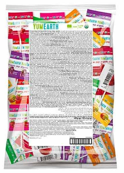 YumEarth BIO Ovocná lízátka Mix 8 příchutí 100ks porovnat ceny