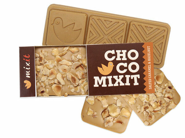 Mixit  Mini Čokoláda: Slaný karamel a lískový oříšek 50g porovnat ceny