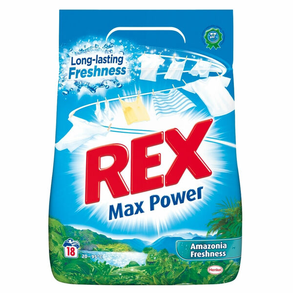 REX Amazonia Freshness Prací prášek 18 praní 1,17 kg porovnat ceny