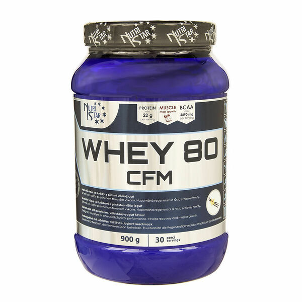 Nutristar WHEY 80 CFM 900 g vanilka porovnat ceny
