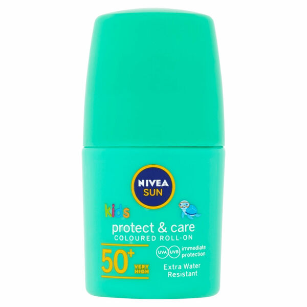 NIVEA Sun Protect&Care Dětské barevné mléko na opalování v kuličce OF 50+ zelené  50 ml porovnat ceny