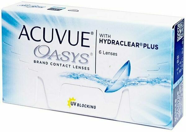 Acuvue Oasys with HYDRACLEAR®PLUS dioptrie: -8,00 (6 čoček) porovnat ceny