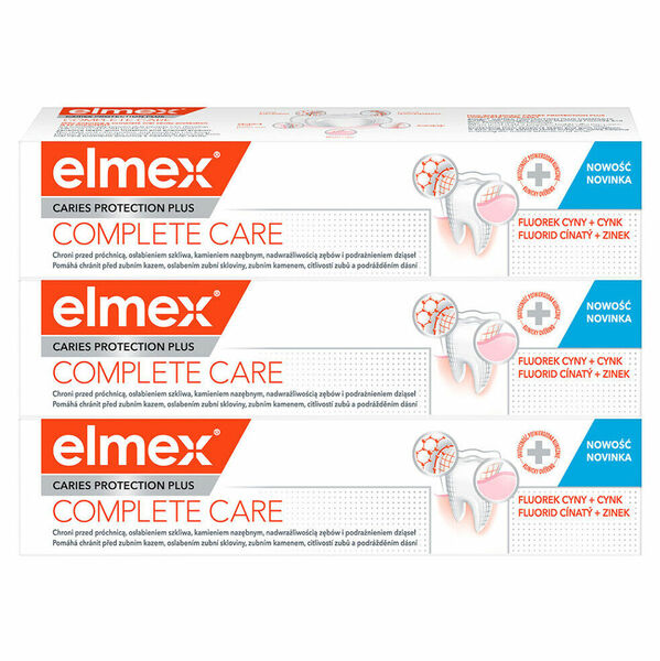 ELMEX Complete Care Caries Protection zubní pasta 3x 75ml porovnat ceny