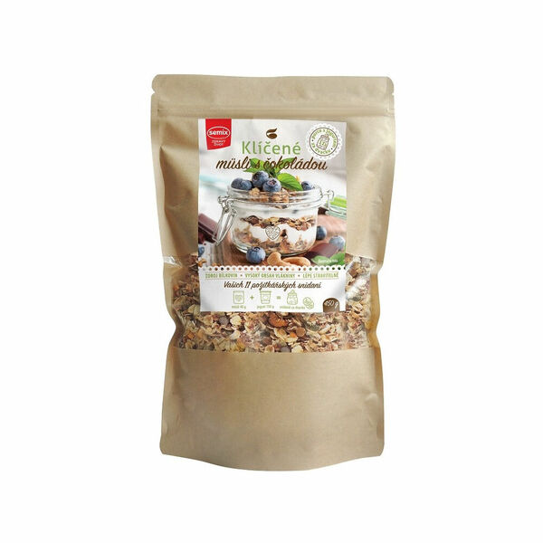 SEMIX Klíčené müsli s čokoládou 450 g porovnat ceny