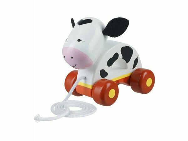 Orange Tree Toys Tahací kravička nový design porovnat ceny