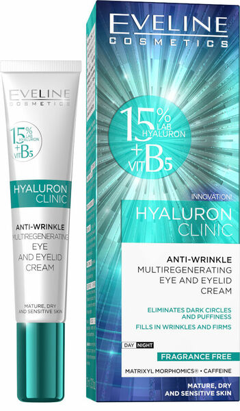 Eveline Cosmetics  Eveline Hyaluron Clinic Oční krém 15ml porovnat ceny
