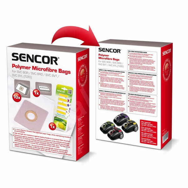 SENCOR SVC 8 Sáčky 10 kusů + vůně 5 kusů porovnat ceny