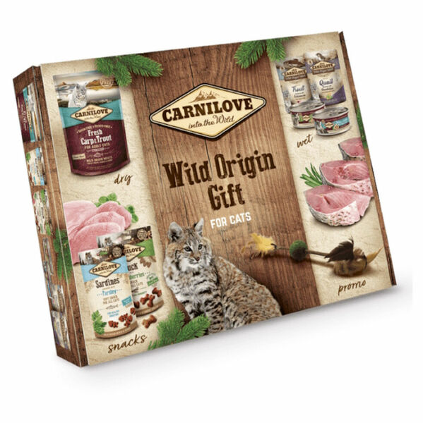 CARNILOVE Cat Wild Origin Gift Box dárkový box pro kočky 2023 porovnání ceny