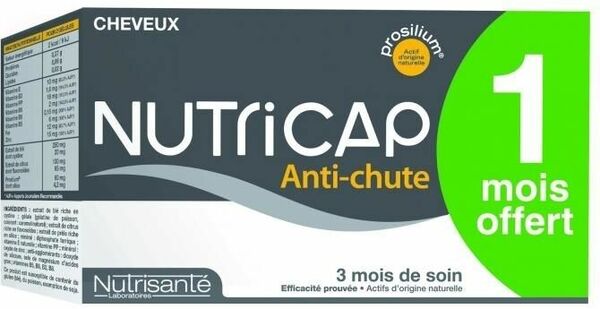 Nutricap proti vypadávání vlasů 180 kapslí porovnat ceny
