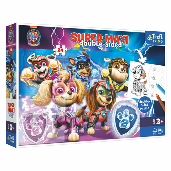TREFL Puzzle super maxi Psí tým v akci Paw Patrol The Mighty Movie 2023 24 ks porovnat ceny