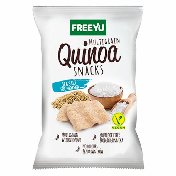 FREEYOU Quinoa multigrain snack mořská sůl chipsy 70 g porovnat ceny