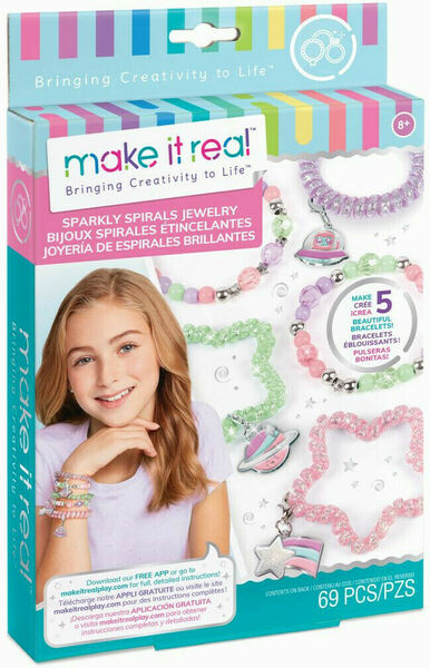 Make it Real Sada pro výrobu třpytivých náramků, spirály porovnat ceny