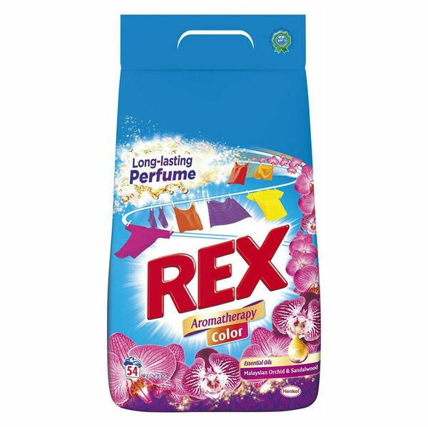 REX Prací prášek Orchid Macadamia Essentials Oil 3,51kg 54 praní porovnat ceny