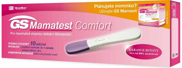 GS Mamatest Comfort Těhotenský test porovnat ceny