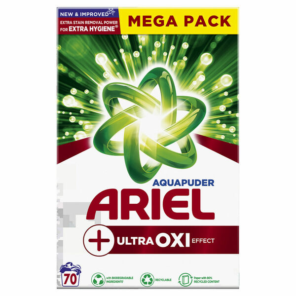 ARIEL Touch Of Lenor Fresh Color Prací prášek Box 70 praní 4,55 kg porovnat ceny