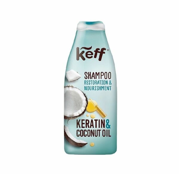 Keff Šampon na poškozené vlasy Keratin & Kokosový olej 500 ml porovnat ceny