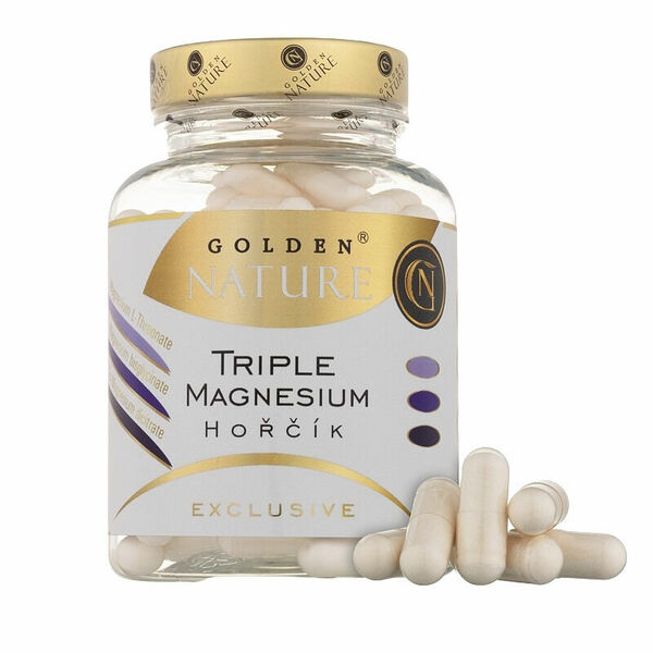 Golden Nature Exclusive Triple Magnesium 100 kapslí porovnat ceny