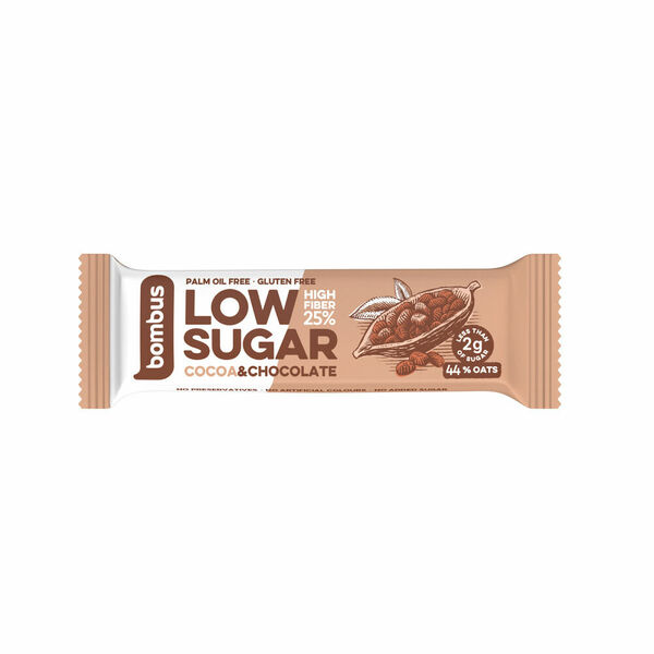 BOMBUS Low sugar cocoa & chocolate 40 g porovnat ceny