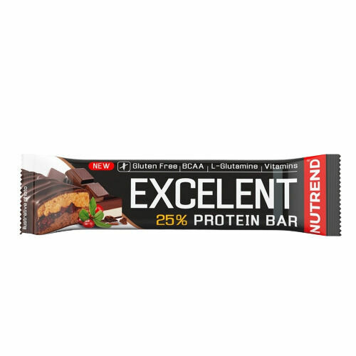 Nutrend  Excelent Protein Bar Double 40g Čokoláda + nugát s brusinkami porovnat ceny