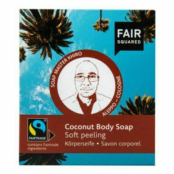Mýdlo peelingové s kokosem 2x80 g FAIR SQUARED porovnat ceny