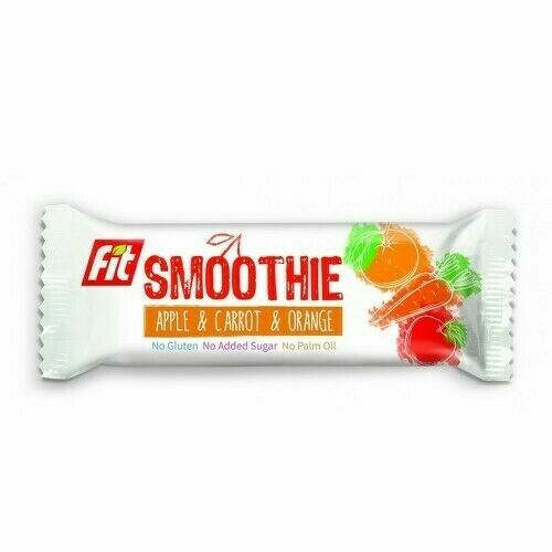 FIT SMOOTHIE tyčinka jablko+mrkev+pomeranč 32g porovnat ceny