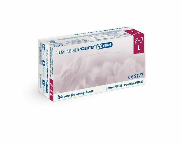 Sempercare Nitril Velvet Jednorázové rukavice vel. L 200 ks porovnat ceny