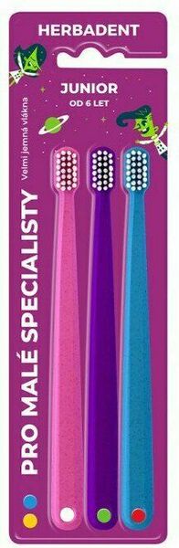Herbadent JUNIOR zubní kartáček Tripplepack porovnat ceny